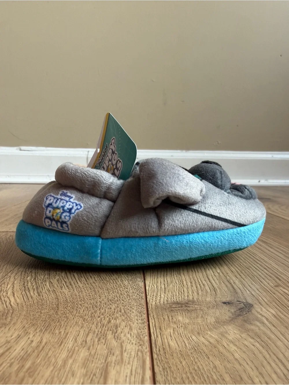 Disney Puppy Dog Pals Slippers for Baby/Toddler Size 5/6 Bingo & Rolly